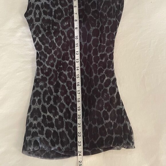 New Women's SWEET PEA by Stacy Frati Leopard Print Sleeveless Top Size M - Picture 9 of 9
